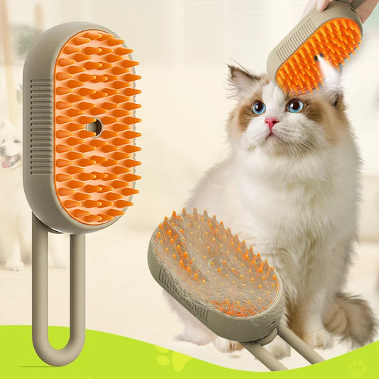 PawsGlow 3-in-1 Steam Brush